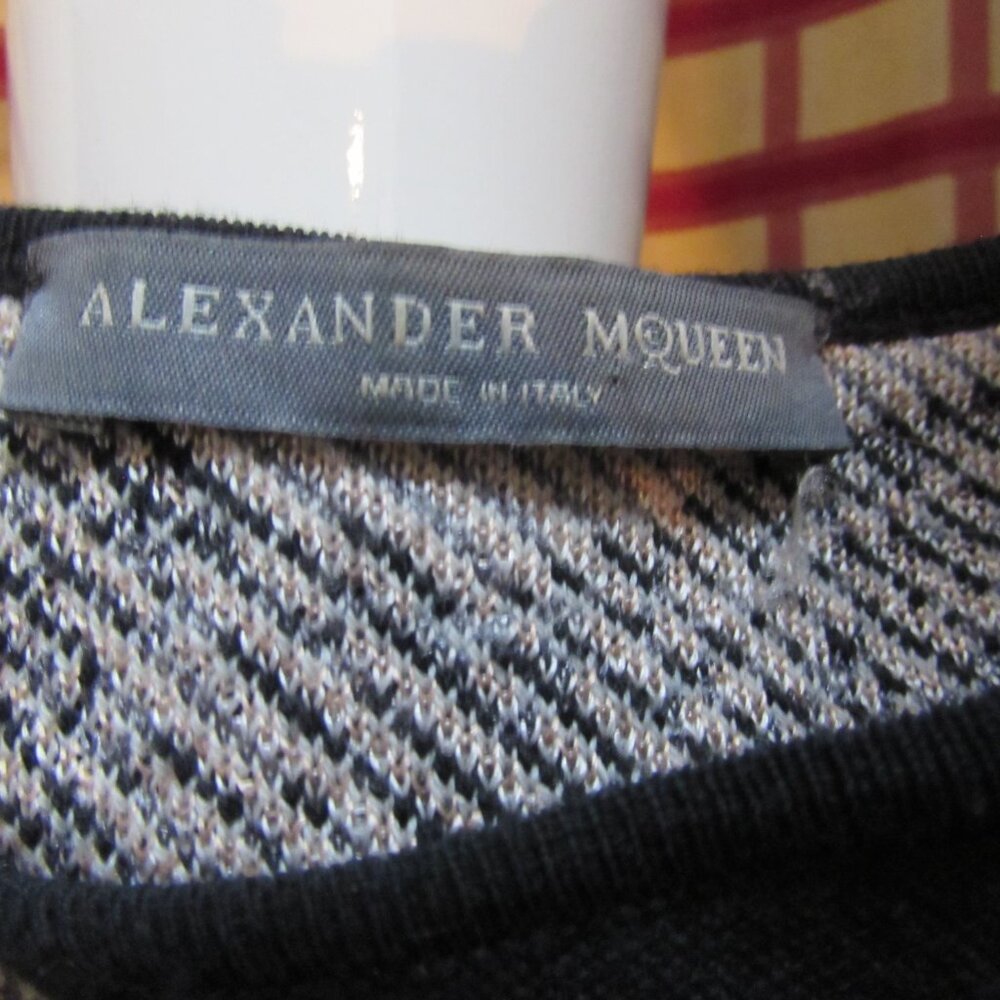 SALE Alexander McQueen Knit Sheath Butterfly Design - Picture 13 of 14